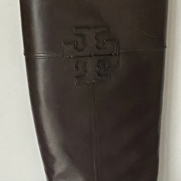 Tory Burch authentic brown vegan leather boots - Picture 3 of 11